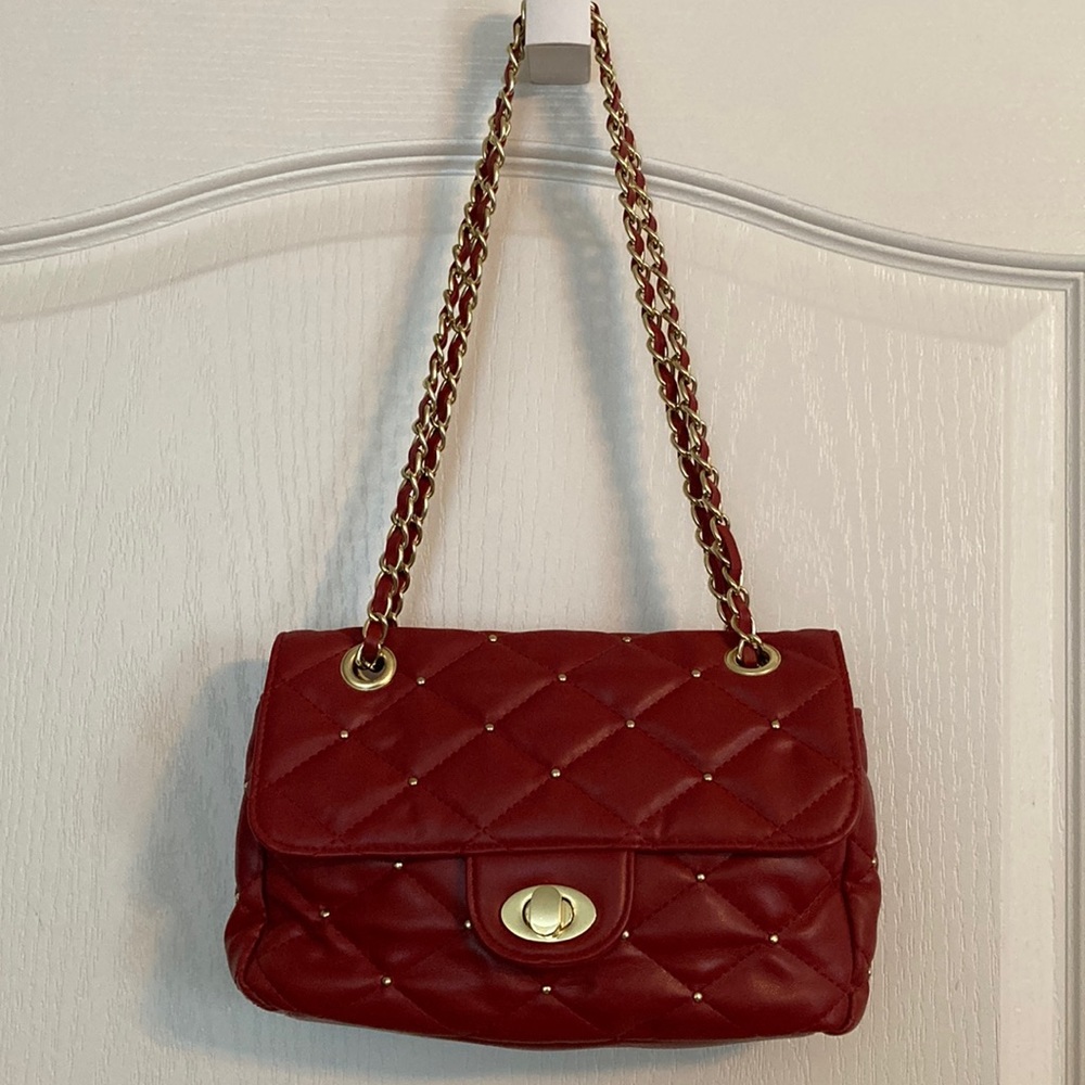 NWOT Vegan Leather Shoulder Bag